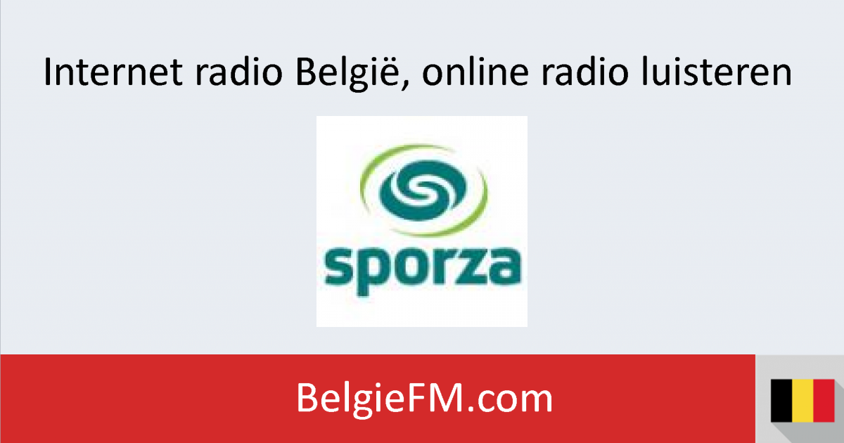 Sporza live online - Belgie FM